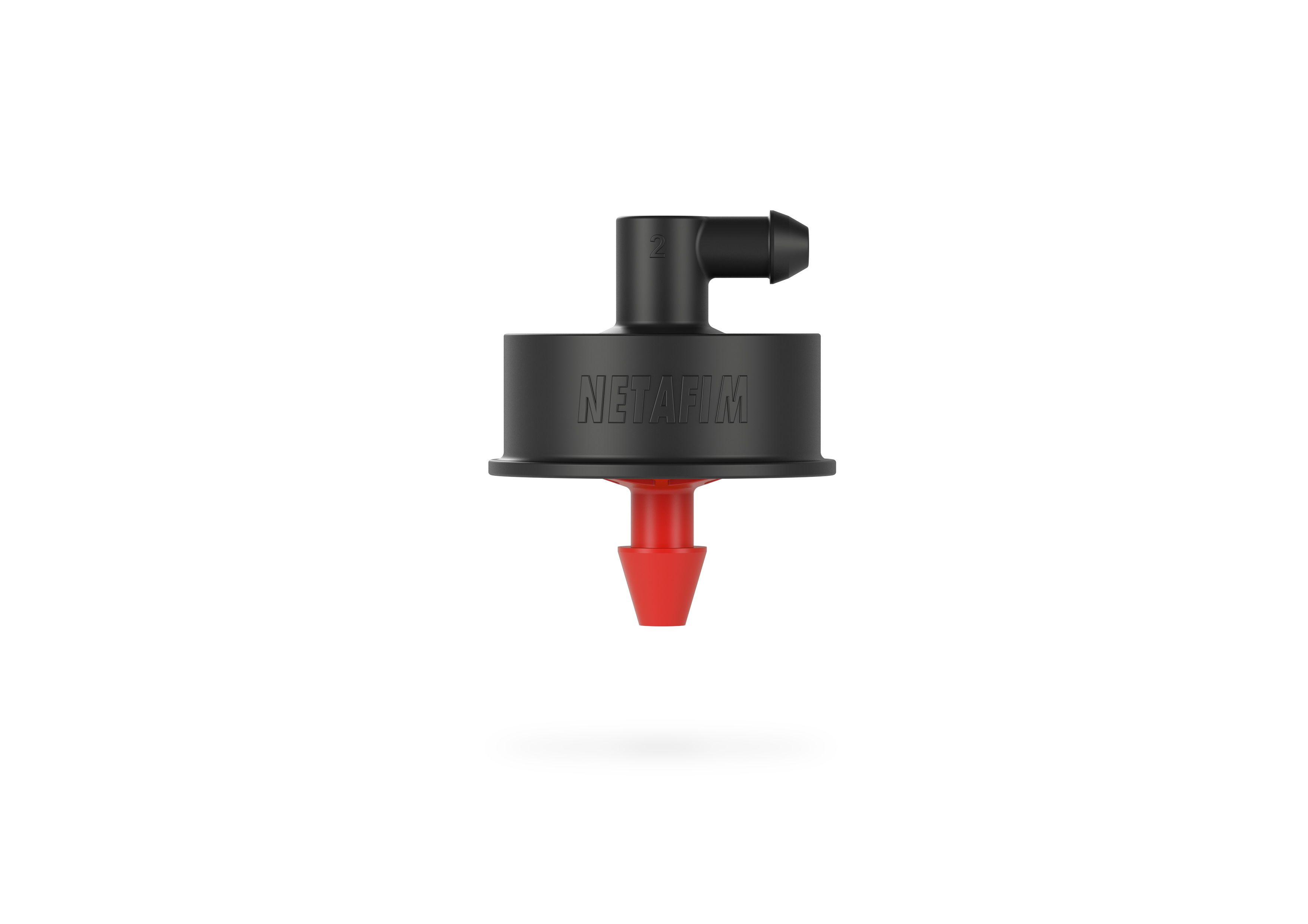PCJ-PRO 3mm Barb Angled Outlet 10.2-58 PSI (2.2 PSI shut off Pressure)
